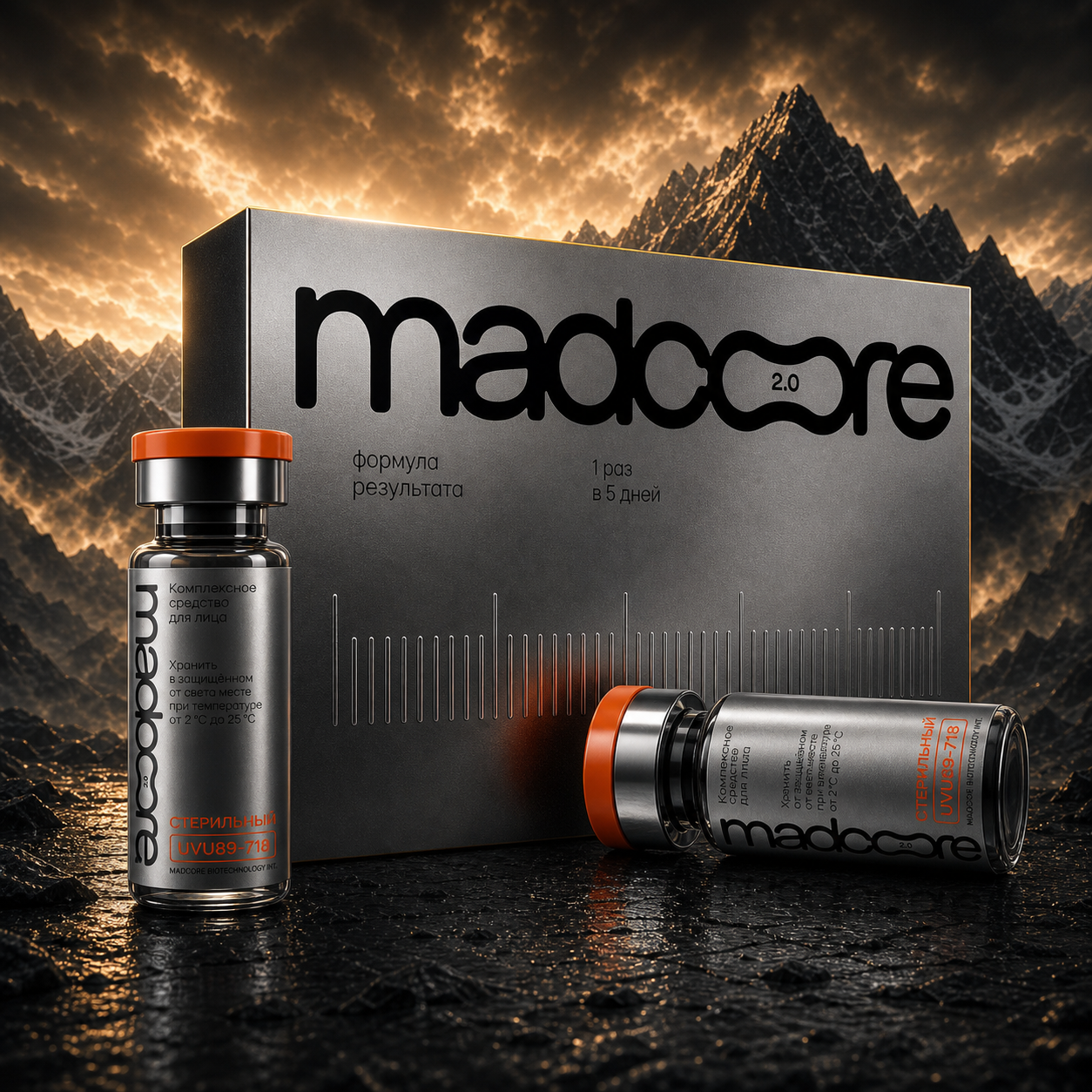 Флакон и упаковка MADCORE 2.0